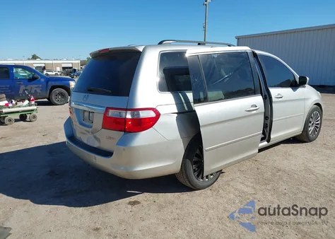 2007 Honda Odyssey Touring from USA, damaged, VIN 5FNRL38887B081738